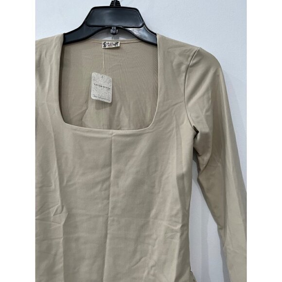 NWT Free People Intimately Size S Truth or Square Bodysuit Long Sleeve Stretch - Picture 15 of 16
